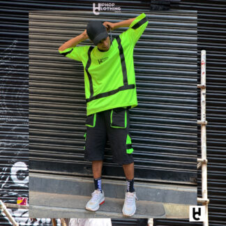 neon green streetwear t-shirt